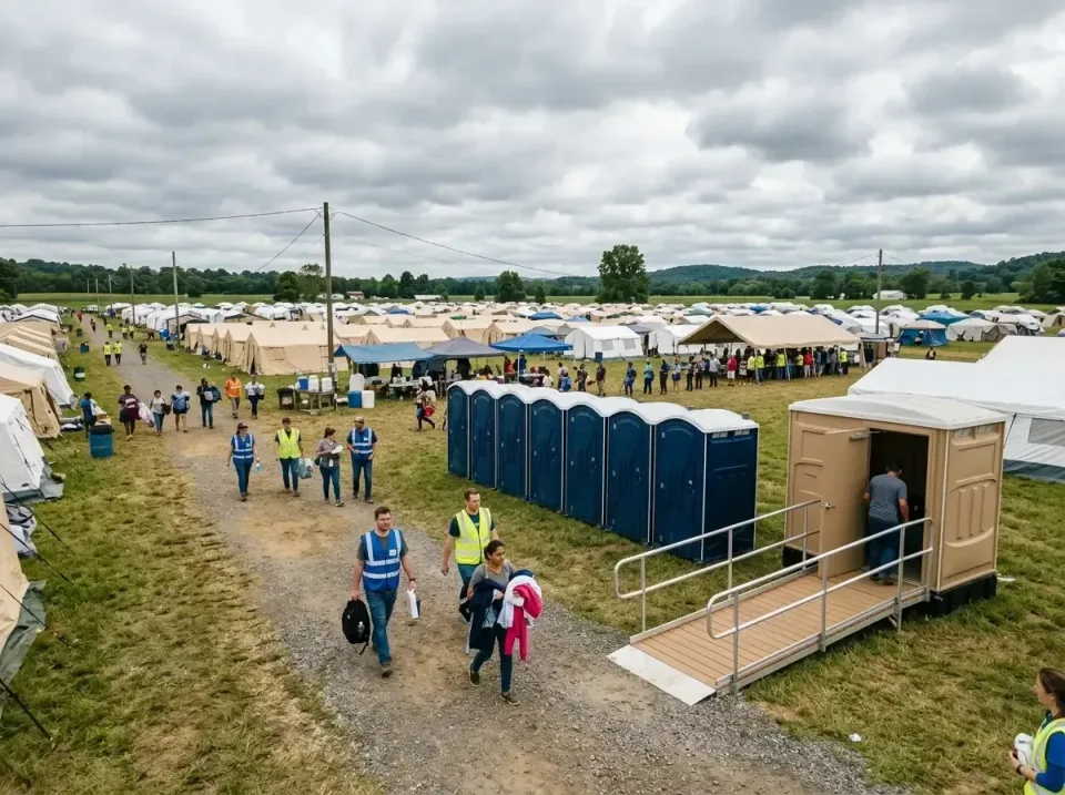 disaster-relief-camp-restrooms-010 — frequently asked questions, Dumpster & Portable Bathrooms Rental in Homestead Meadows S…
